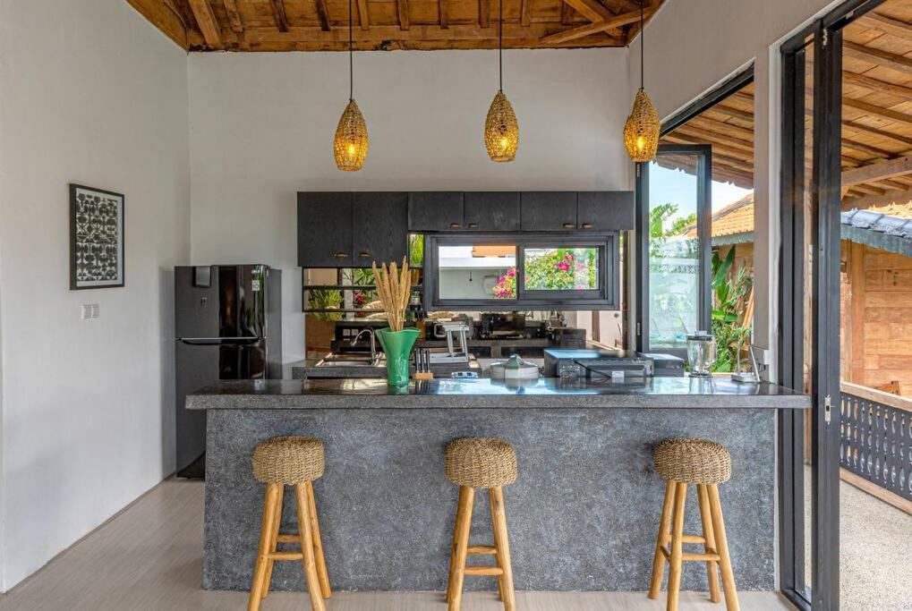 Berawa Canggu Stylish Joglo 3 Bedrooms Private Villa With Private Pool Exterior foto